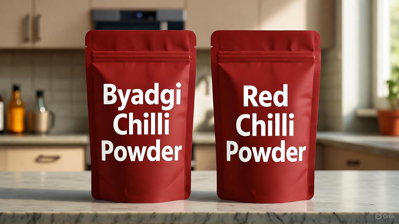 Byadgi Chilli Powder vs Red Chilli Powder: Color, Taste, and Health