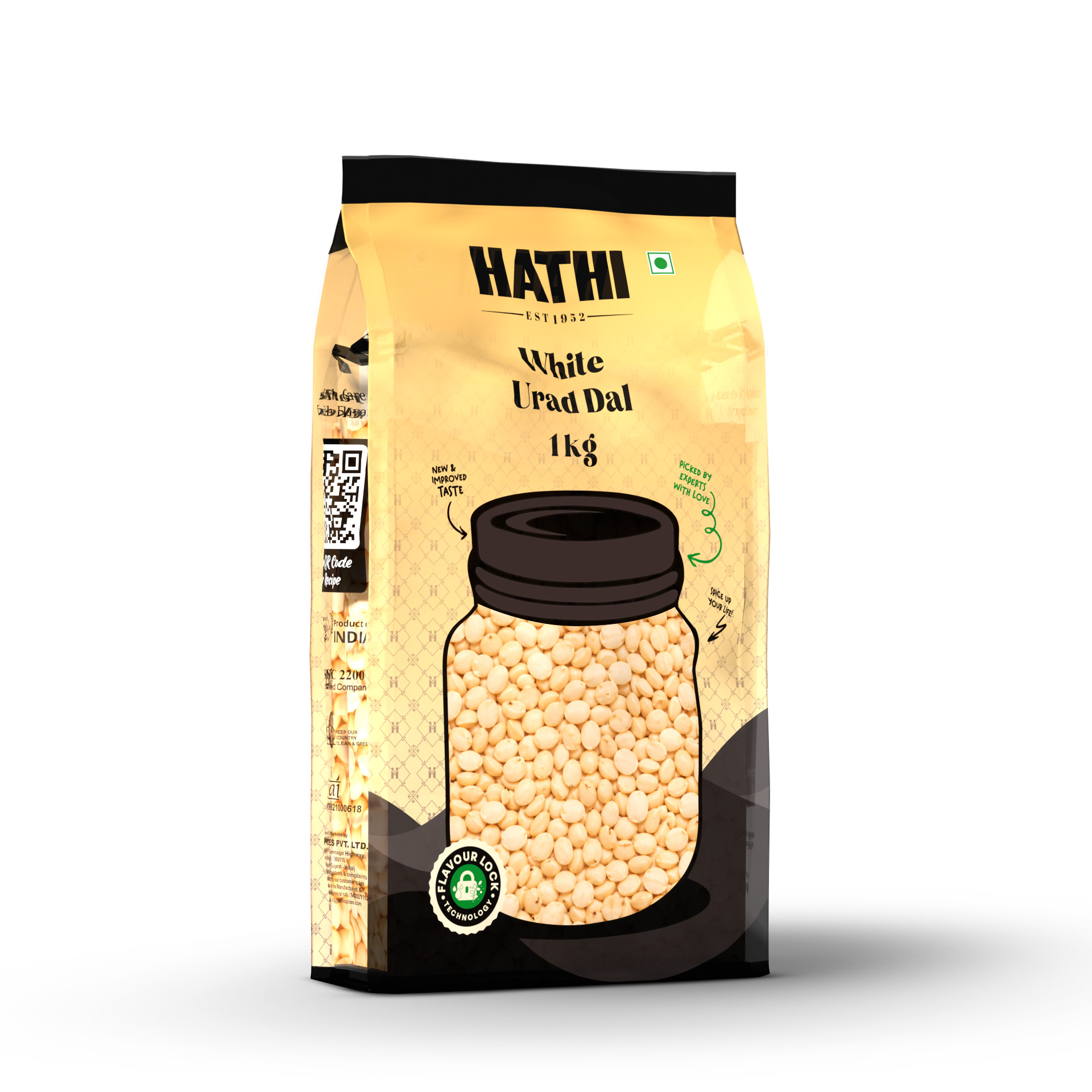 White Urad Dal (Dhuli) | Fully Dehusked, Batter Grade Purity