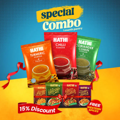 Hathi Masala Chili Turmeric Cumin Combo Special 1kg