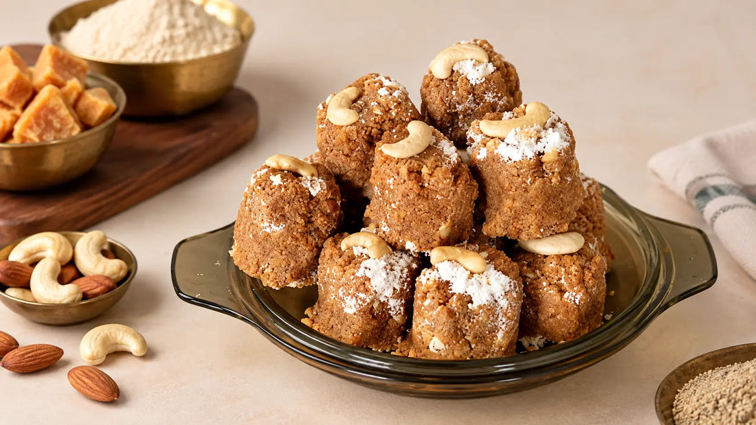 Easy Adadiya Pak Recipe - Traditional Gujarati Winter Sweet with Jaggery