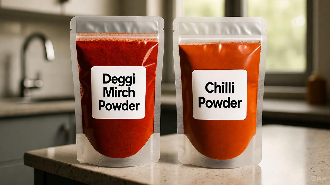 Deggi Mirch Powder vs Chili Powder