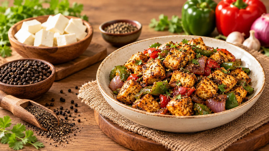 Paneer Pepper Fry Recipe (Kali Mirch Paneer): Crispy, Spicy and Ready in 25 Minutes