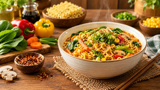 Veg Ramen Recipe - Simple, Homemade & Ready in 30 Minutes