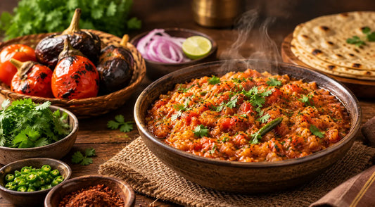 Tamatar Ka Bharta Recipe: Smoky Dhaba Taste You Can Make at Home