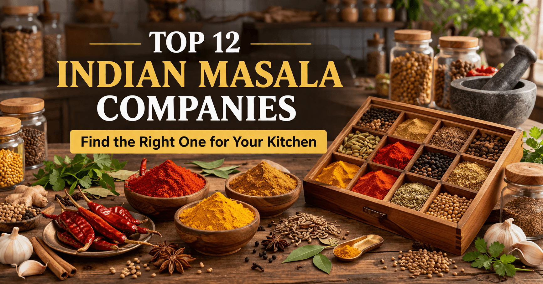 Top 12 Masala Companies in India, Find the Right One for Your Kitchen (2026)