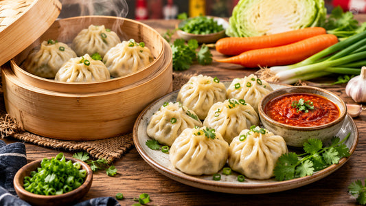 Veg Momos Recipe (Roadside Stall Style) - Soft, Juicy & Made from Scratch