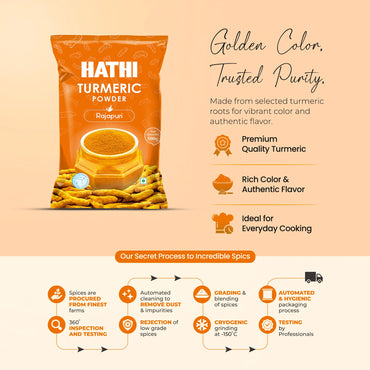 Rajapuri Turmeric Powder (Rajapuri Haldi Powder)