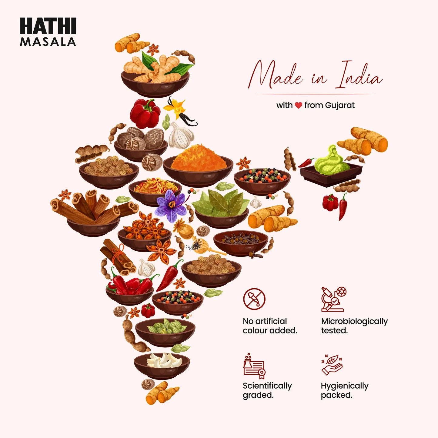 Red Chilli Powder (Lal Mirch) - Pure Guntur & Byadgi Blend