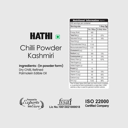 Kashmiri Chilli Powder (Pure Kashmiri Lal Mirch Powder)