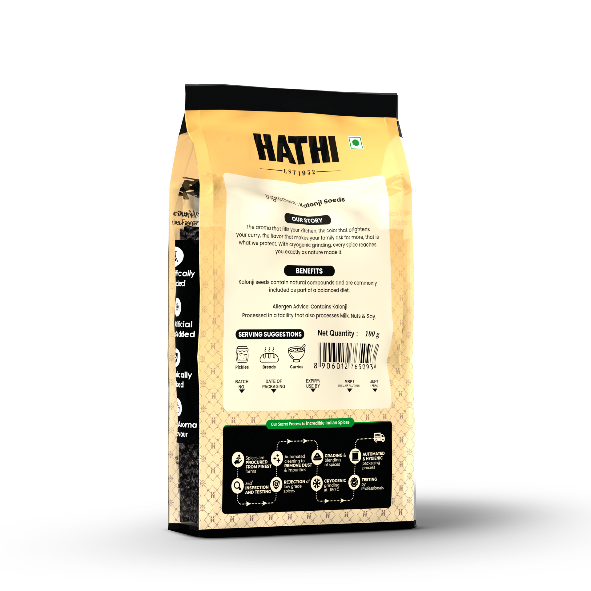 Kalonji Seeds (Nigella Sativa) | Lab Tested, Machine Cleaned