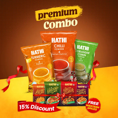 Hathi Chili Turmeric Cumin Combo Premium 1kg