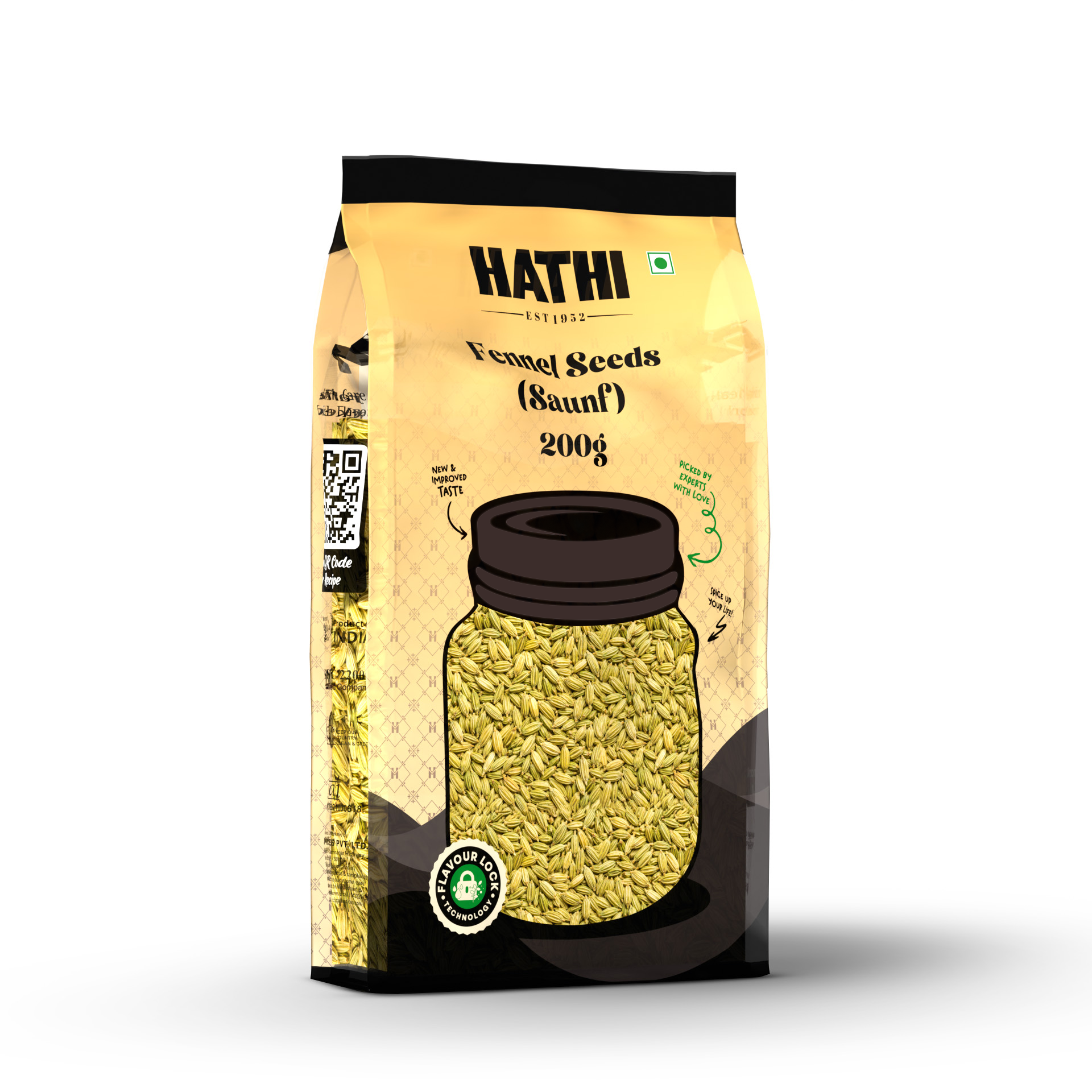 Fennel Seeds (Saunf) | Bold Green, High Anethole, Gujarat Origin