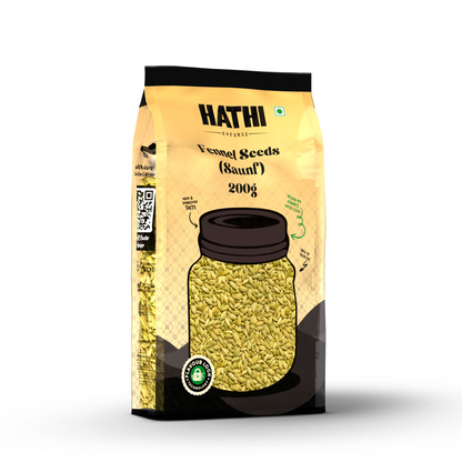 Fennel Seeds (Saunf) | Bold Green, High Anethole, Gujarat Origin