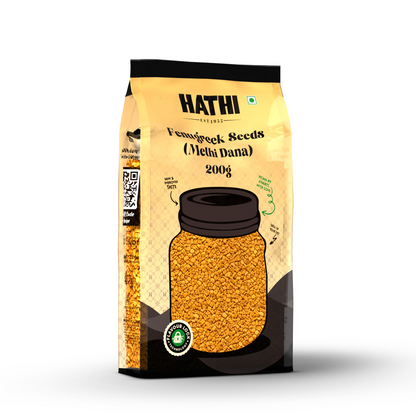 Fenugreek Seeds (Methi Dana) | Golden, Clean, Soaking Grade