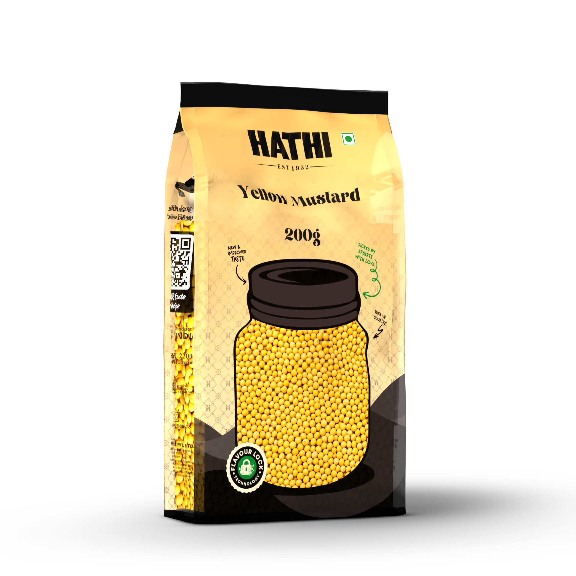 Yellow Mustard Seeds (Peeli Sarson) | High Oil, Pickle Grade