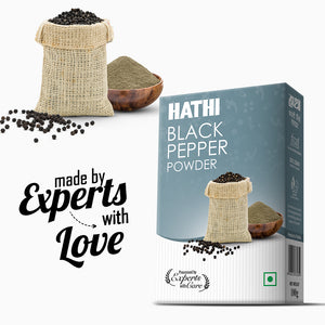 hathi black pepper powder, black pepper powder, best black pepper powder, made by experts with love