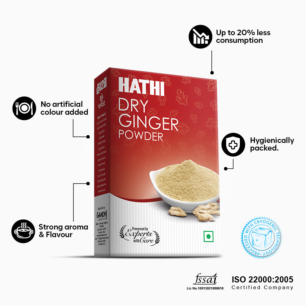 hathi dry ginder powder, dry ginger powder, best ginger powder