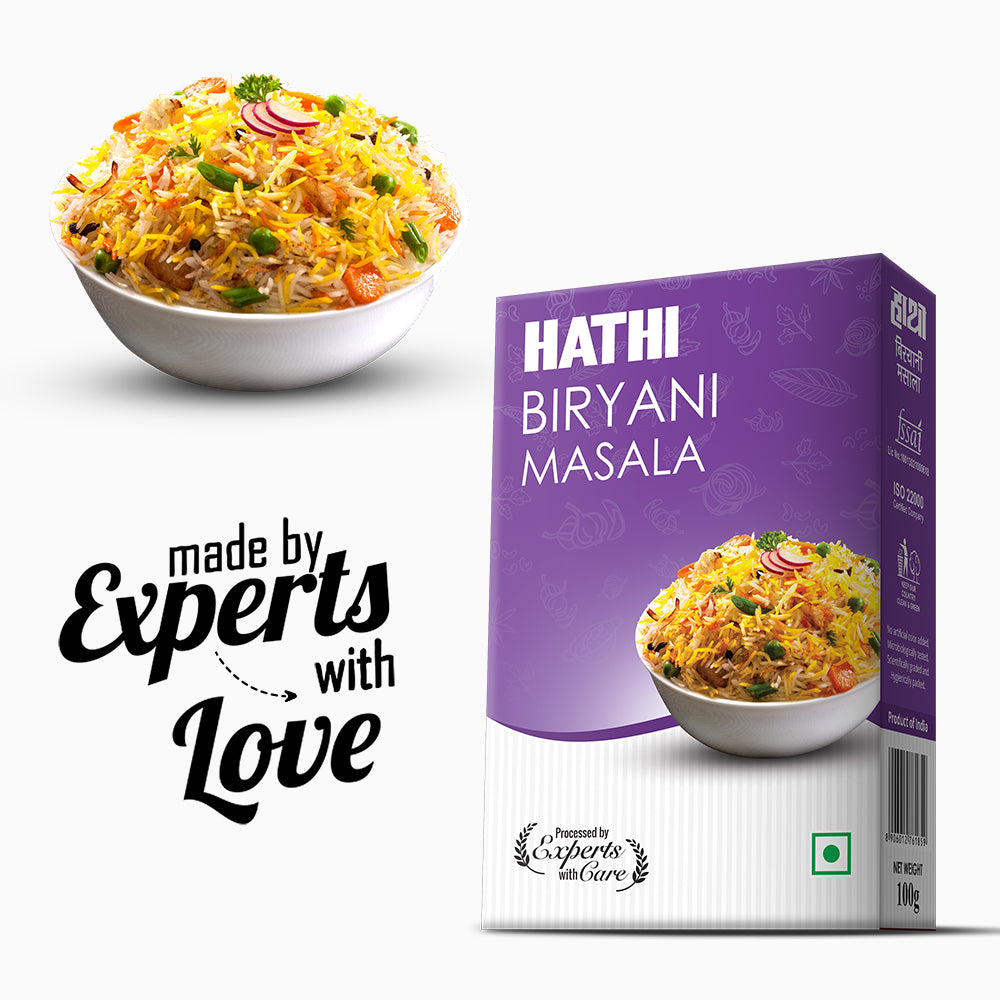 Biryani masala, hathi biryani masala, best biryani maslsa, made by experts with love